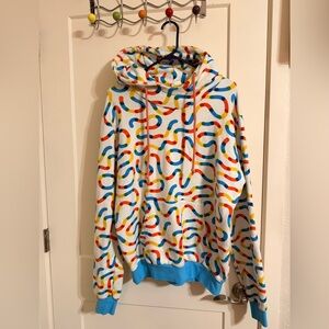Mokuyobi colorful rainbow “metro map” Hoodie